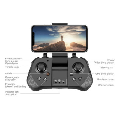 Квадрокоптер 4DRC F10 – дрон з 4K та HD-камерами, GPS, 5G WIFI, FPV, до 500 м, до 20 хв. польоту + кейс