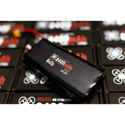 Аккумулятор для FPV (ФПВ) дрона 6S2P Li-Ion Molicel емкостью 8400mAh