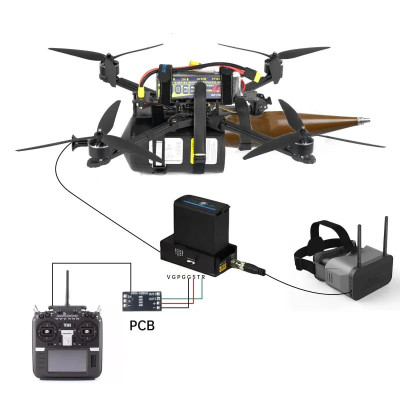 Модуль з оптоволокном AvengeAngel для FPV дрона на дальність до 5 км, не вразливий до РЕБ