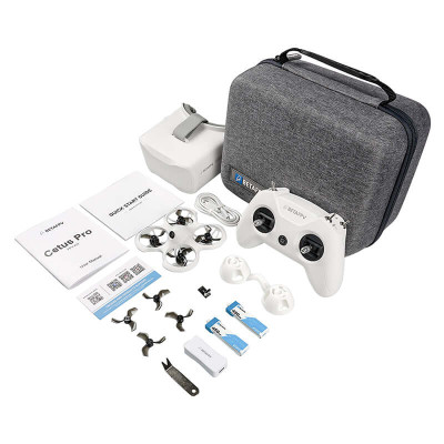Квадрокоптер BETAFPV Cetus Pro FPV Drone Kit − FPV дрон з 4K з VR02 та LiteRadio2 SE (протокол Frsky D8), функція безпечний політ