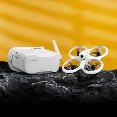 Квадрокоптер BetaFPV Cetus X FPV Kit − FPV дрон з 4K з VR03 FPV Goggles та LiteRadio2 SE, функція самозахисту, 3 режими польоту до 200 м