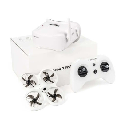 Квадрокоптер BetaFPV Cetus X FPV Kit − FPV дрон з 4K з VR03 FPV Goggles та LiteRadio2 SE, функція самозахисту, 3 режими польоту до 200 м