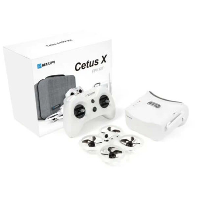 Квадрокоптер Betafpv Cetus FPV Kit − FPV дрон з 4K з VR02 FPV Goggles та LiteRadio2 SE, функція самозахисту, 3 режими польоту