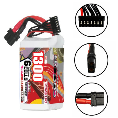 Аккумулятор CODDAR 1300MAH 6S 22.2V 130C XT60 для FPV дрона