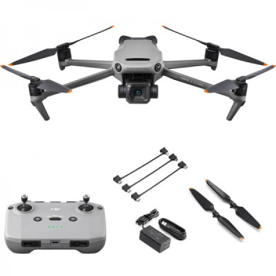 Квадрокоптер DJI Mavic 3 Classic с пультом RC-N1 – дрон с 4/3 CMOS камерой, временем полета до 45 минут всенаправленным обнаружением помех и пультом RC-N1