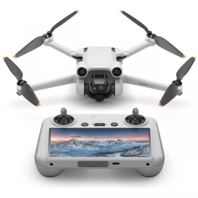 Квадрокоптер DJI Mini 3 Pro RC Remote - дрон 4K камерою, GPS, БК двигуни, 18 км, до 34 хв. польоту