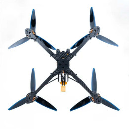 Квадрокоптер Darwin129 7'' Long Range − FPV дрон з 2507 1800 кВ 3-5с БК двигунами, до 5 км, до 15 хв, вантажопідйомність до 2 кг, FPV окуляри + пульт