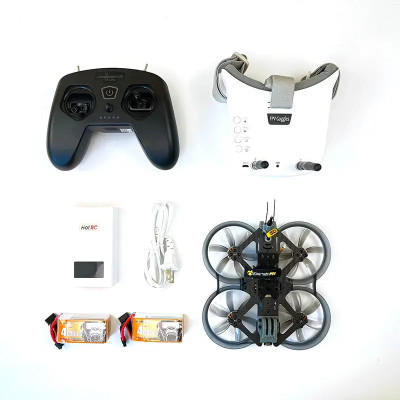 Квадрокоптер DarwinFPV CineApe 25 Cinematic Whoop − FPV дрон з радіоапаратурою Radiomaster T8-Lite та окулярами Mini