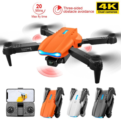 Квадрокоптер E99 Pro Gravity Max Orange – дрон з 4K камерою, FPV, барометр, до 20 хв. польоту + кейс
