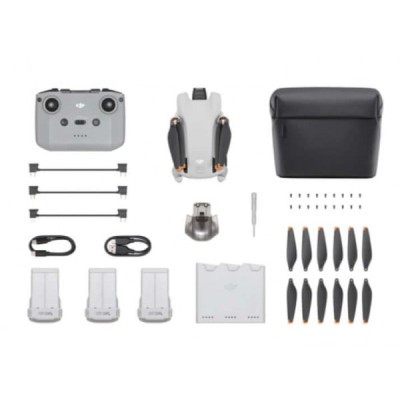 Квадрокоптер DJI Mini 3 Fly More Combo – дрон з 4K камерою, GPS, БК двигуни, 12 км, до 114 хв. польоту