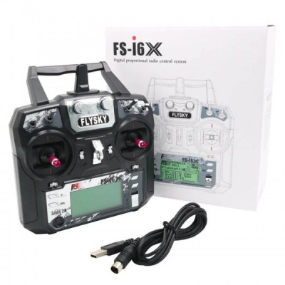FlySky FS-I6X 10Ch - радіоапаратура з приймачем FS-IA6B та телеметрією.