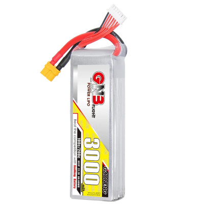 Аккумулятор GAONENG GNB Lipo для FPV дрона 3000mAh 6S 22.2V 100C XT60