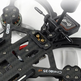Квадрокоптер GEPRC Cinelog 35 TBS Nano Analog  − FPV дрон з загальною тягою 1520 г