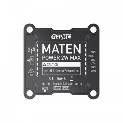 GEPRC MATEN 1.2G 2W VTX + ANTENNA – передавач зображення MATEN 1.2G 2W VTX для FPV