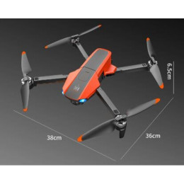 Квадрокоптер JJRC X22 (Eagle wings X1) - дрон з камерою 6K, FPV, GPS, БК, 4км, до 35 хв, кейс