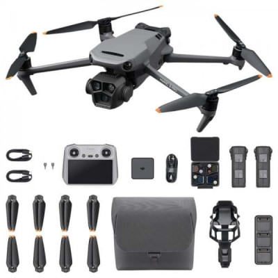 Квадрокоптер DJI Mavic 3 Pro Fly More Combo – дрон з Hasselblad 48МП камерою, до 28 км, до 43 хв, сумка
