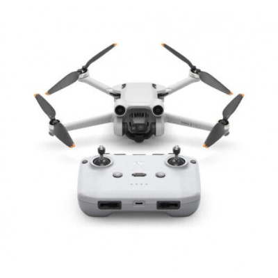 Квадрокоптер DJI Mini 3 з RC – дрон з 4K камерою, GPS, БК двигуни, 12 км, до 38 хв. польоту