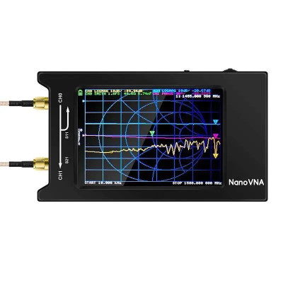 NanoVNA H4 - портативний векторний аналізатор з полосою пропускання  10 КГц ~ 1,5 ГГц