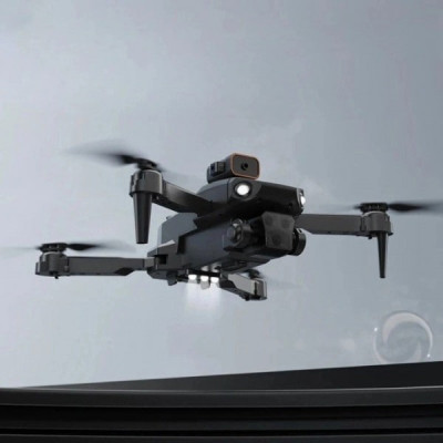 Квадрокоптер XKJ P8 Pro Black – дрон с 8K и HD камерами, GPS, FPV, предотвращение препятствий, до 2 км, до 20 минут в кейсе