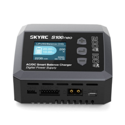 SKYRC S100 NEO LIPO 1- 6S 200W AC/DC 200W - зарядний пристрій для дрона
