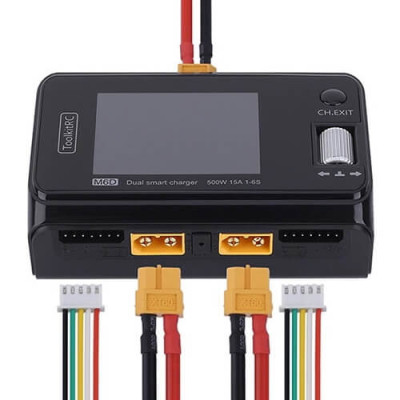 ToolkitRC M6D - зарядний прилад 500W для акумуляторів 1-6S