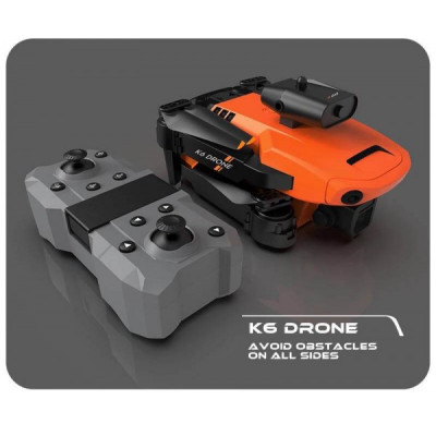  Квадрокоптер XKJ K6 – дрон с 4K и HD камерами, FPV, барометр, до 15 мин. полета + кейс
