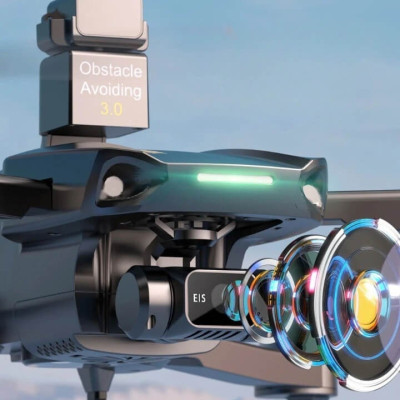 Квадрокоптер XMRC M10 ULTRA S+ – дрон з 4K камерою, GPS, FPV, БК двигуни, до 5 км, до 30 хв  з датчиком розпізнавання перешкод + кейс