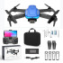Квадрокоптер ZFR F185 Pro Blue – дрон з 4K і HD камерами, FPV, запобігання перешкод, до 15 хвилин в кейсі