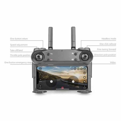 Квадрокоптер Toys-Sky S165 White − дрон з камерою 4К, FPV, до 20хв