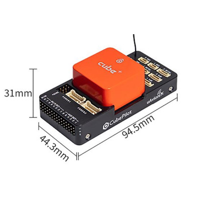 HEX Pixhawk 2.1 Cube Orange+ - політний контролер з можливістю використання до 3 GPS модулів одночасно