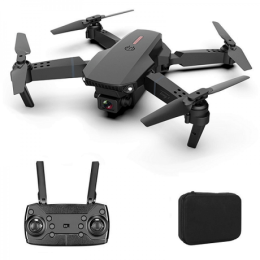 Квадрокоптер E525 / E88 PRO Black – дрон з 4K камерою, FPV, барометр, до 15 хв. польоту + кейс