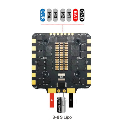 Політний стек Flytek FT F722X8 Pro + ESC 4-В-1 80A 3-8S