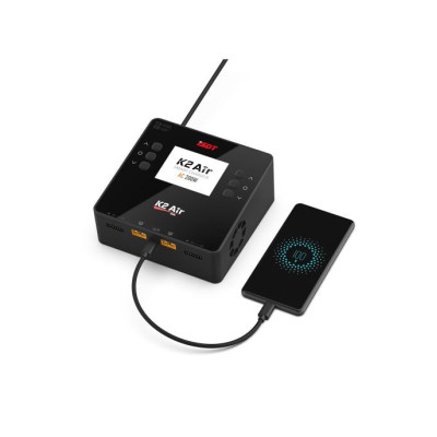 iSDT K2 Air AC200W/DC500W (x2) 20A - зарядний пристрій для FPV з вбудованим блоком живлення на 200Вт.