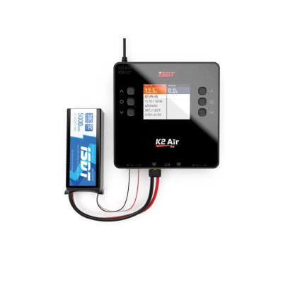 iSDT K2 Air AC200W/DC500W (x2) 20A - зарядний пристрій для FPV з вбудованим блоком живлення на 200Вт.