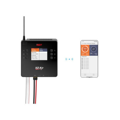 iSDT K2 Air AC200W/DC500W (x2) 20A - зарядний пристрій для FPV з вбудованим блоком живлення на 200Вт.
