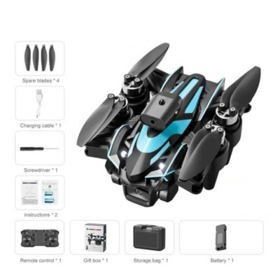 Квадрокоптер K12 MAX Mini Drone – детский дрон с дальностью полета 100 м, временем полета до 20 мин, камерой 4К, FPV, БК двигателями