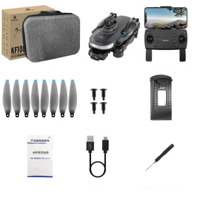 Квадрокоптер Kfplan KF108 Max - дрон з 4K і HD, ESC, 5G WI-FI, GPS, FPV, до 500м, до 22 хв. датчик розпізнавання перешкод + кейс