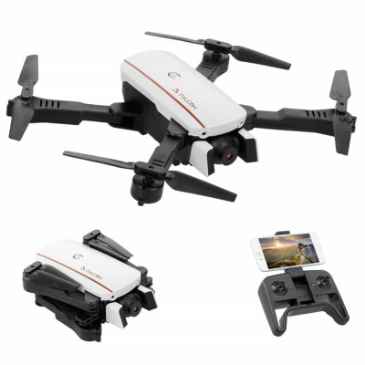 Квадрокоптер Falcon 1808 White – дрон з камерою 4K, FPV, барометром, до 15 хв