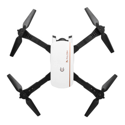 Квадрокоптер Falcon 1808 White – дрон з камерою 4K, FPV, барометром, до 15 хв