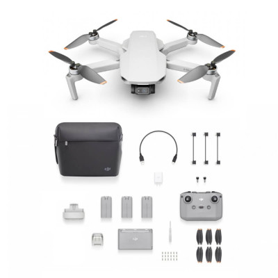 Квадрокоптер DJI Mini 2 Fly More Combo - дрон з камерою 12МП, GPS, БК двигуни, 6 км, до 31хв