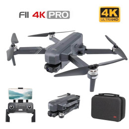 Квадрокоптер SJRC F11 4K Pro - дрон з камерою 4K, FPV, GPS, БК, 1.5км, до 28хв, кейс