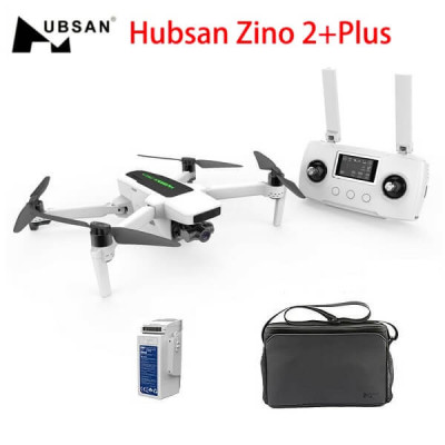 Квадрокоптер Hubsan Zino 2 Plus Portable − дрон з камерою 4K, GPS, FPV, БК, до 9км, до 70хв, сумка