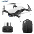 Квадрокоптер JJRC X12 White – дрон з камерою 4к, FPV, GPS, БК, 1,2км, до 25хв, кейс