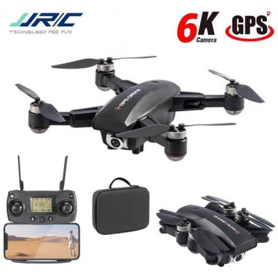 Квадрокоптер JJRC X16 Black − дрон з камерою 6K, FPV, GPS, FPV, БК, до 25хв, кейс