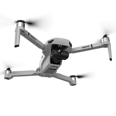 Квадрокоптер Visuo KF102 Gray − дрон з камерою 4К, FPV, GPS, БК, до 1,2км, до 25хв, кейс
