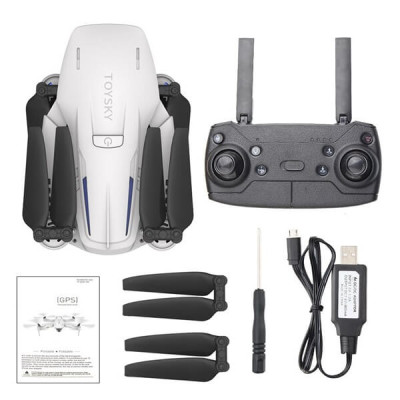 Квадрокоптер Toys-Sky S162 – дрон з камерою 4K, FPV, GPS, до 18хв, кейс