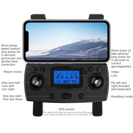 Квадрокоптер ZLRC SG907S Pro Max − дрон з камерою 4K, FPV, GPS, БК, 1,2км, до 25хв з датчиком розпізнавання перешкод