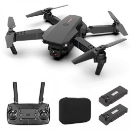 Квадрокоптер E525 / E88 PRO Plus Black – дрон з 4K камерою, FPV, барометр, до 30 хв. польоту + кейс