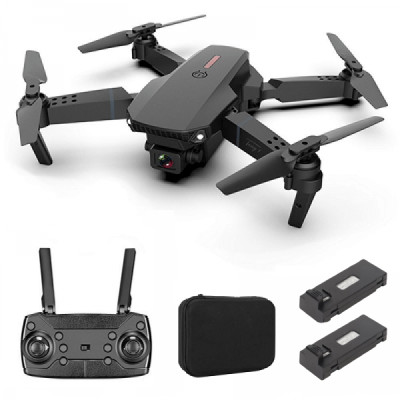 Квадрокоптер E525 / E88 PRO Plus Black – дрон з 4K камерою, FPV, барометр, до 30 хв. польоту + кейс