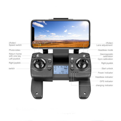 Квадрокоптер RG101 Pro - дрон з 4K і HD, ESC, 5G WI-FI, GPS, FPV, БК мотори, 3000м, до 28 хв. + кейс